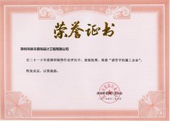 荣誉证书1